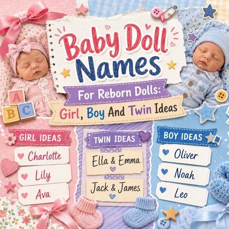 Baby Doll Names For Reborn Dolls: Girl, Boy And Twin Ideas