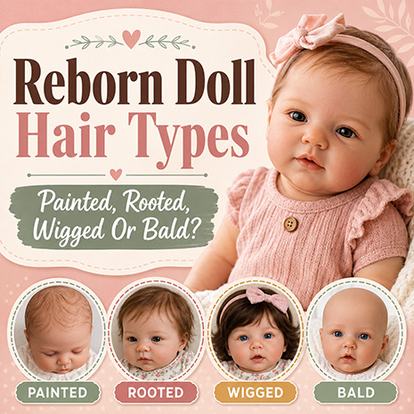 Reborn Doll Hair Types: Painted, Rooted, Wigged Or Bald?